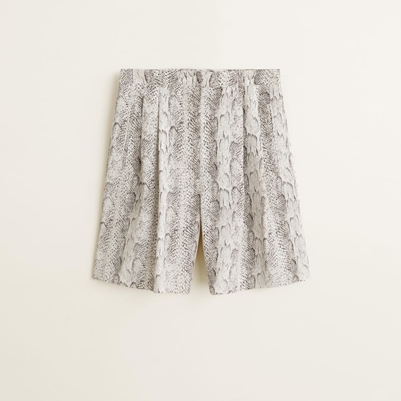 Mango Snake Print Winona Shorts - Picture 1 of 4